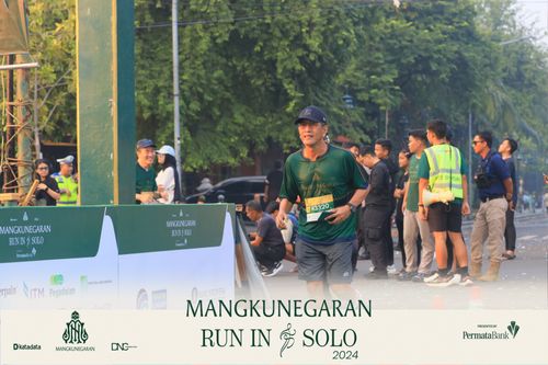 Race photo from Mangkunegaran Run 2024