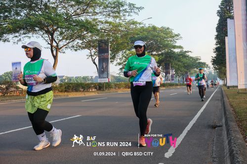 Race photo from BAF LIONS RUN 2024
