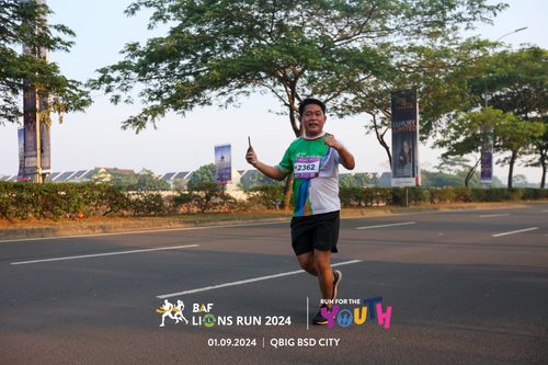 Race photo from BAF LIONS RUN 2024