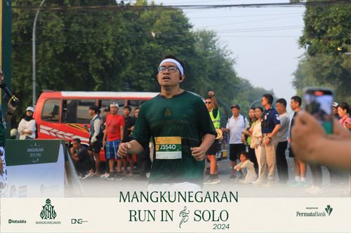 Race photo from Mangkunegaran Run 2024