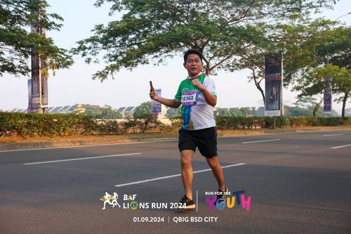 Race photo from BAF LIONS RUN 2024