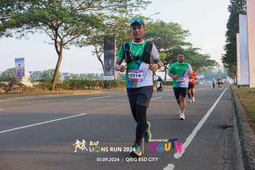 Race photo from BAF LIONS RUN 2024