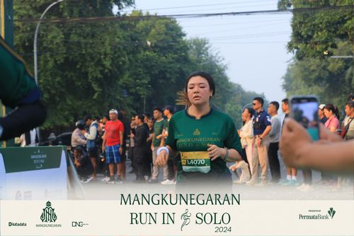 Race photo from Mangkunegaran Run 2024