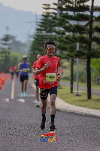 Race photo from CISANGKAN KBP CITY RUN 2025