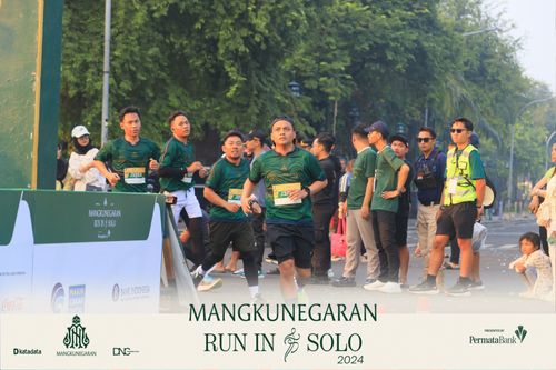 Race photo from Mangkunegaran Run 2024