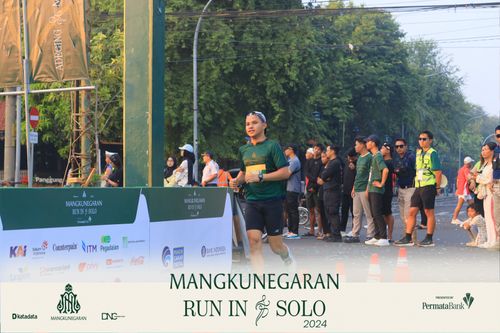 Race photo from Mangkunegaran Run 2024