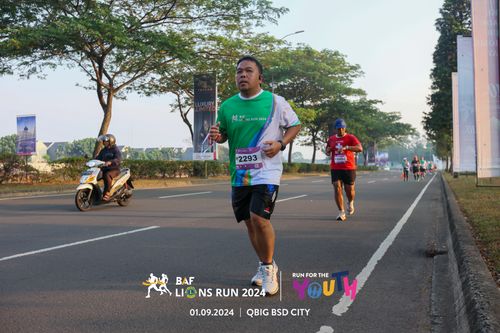 Race photo from BAF LIONS RUN 2024