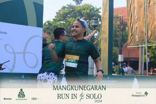 Race photo from Mangkunegaran Run 2024