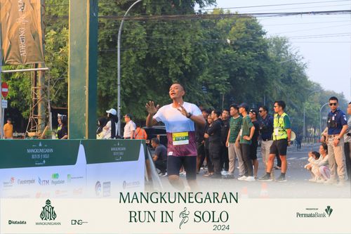Race photo from Mangkunegaran Run 2024