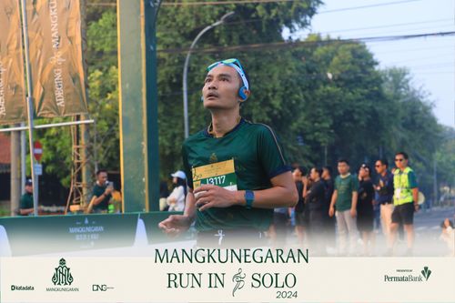 Race photo from Mangkunegaran Run 2024