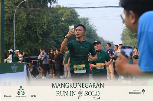Race photo from Mangkunegaran Run 2024