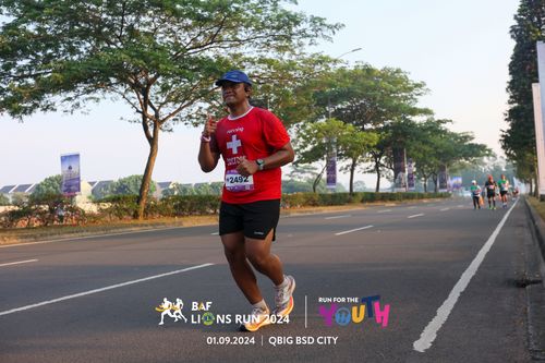 Race photo from BAF LIONS RUN 2024