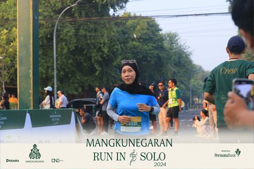Race photo from Mangkunegaran Run 2024