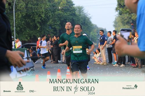 Race photo from Mangkunegaran Run 2024