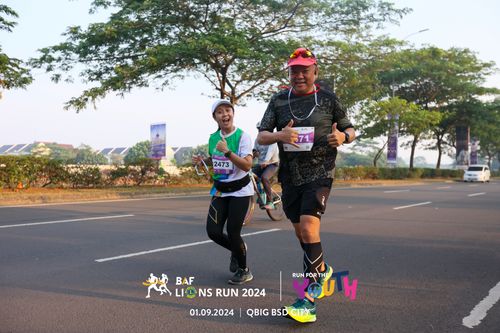 Race photo from BAF LIONS RUN 2024