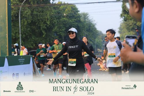 Race photo from Mangkunegaran Run 2024