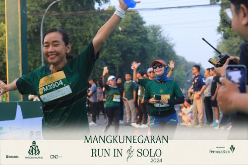 Race photo from Mangkunegaran Run 2024