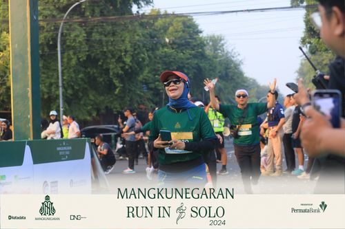 Race photo from Mangkunegaran Run 2024