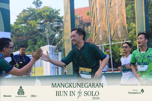Race photo from Mangkunegaran Run 2024