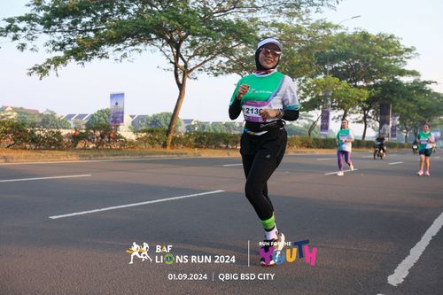 Race photo from BAF LIONS RUN 2024