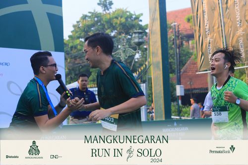 Race photo from Mangkunegaran Run 2024
