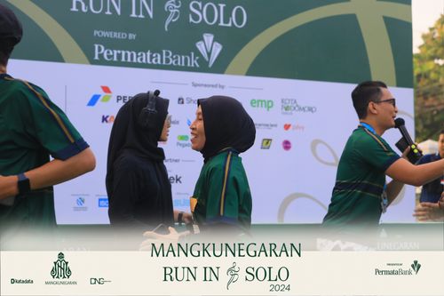 Race photo from Mangkunegaran Run 2024