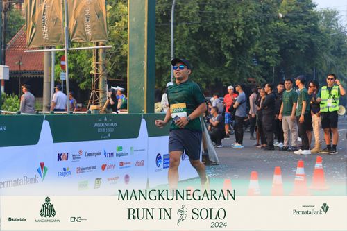 Race photo from Mangkunegaran Run 2024