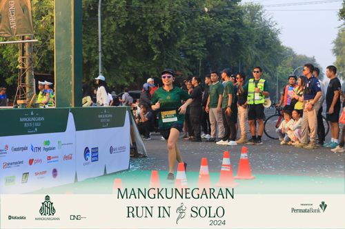 Race photo from Mangkunegaran Run 2024