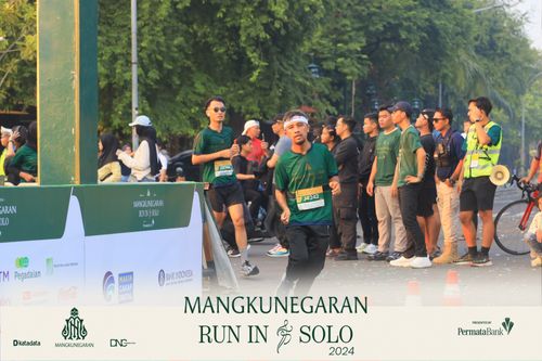 Race photo from Mangkunegaran Run 2024