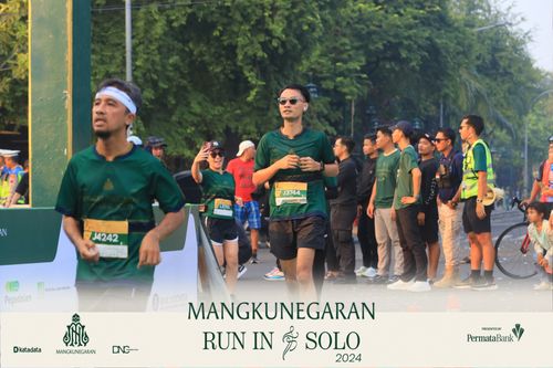 Race photo from Mangkunegaran Run 2024