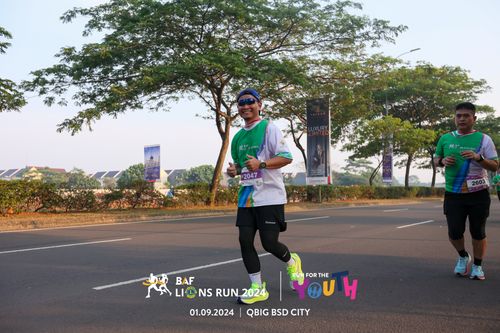 Race photo from BAF LIONS RUN 2024