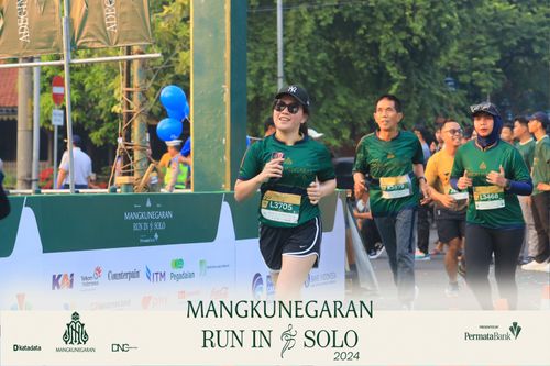 Race photo from Mangkunegaran Run 2024