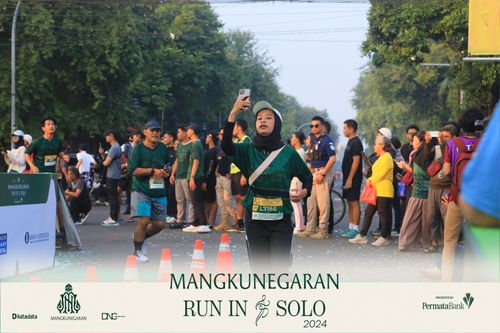 Race photo from Mangkunegaran Run 2024
