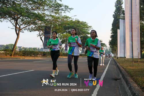 Race photo from BAF LIONS RUN 2024