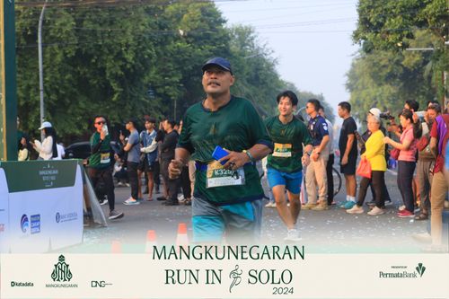Race photo from Mangkunegaran Run 2024
