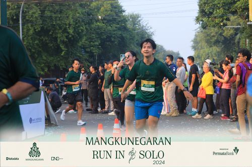 Race photo from Mangkunegaran Run 2024
