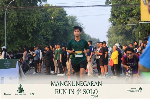 Race photo from Mangkunegaran Run 2024