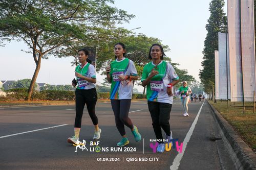 Race photo from BAF LIONS RUN 2024