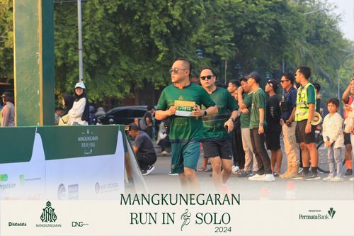 Race photo from Mangkunegaran Run 2024