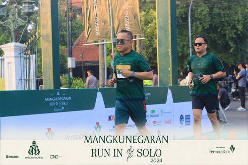 Race photo from Mangkunegaran Run 2024