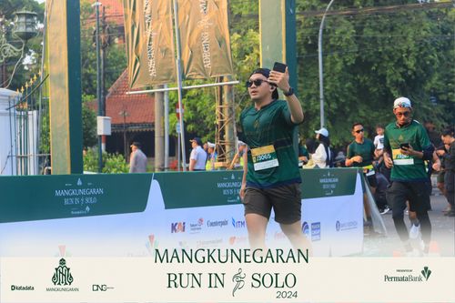 Race photo from Mangkunegaran Run 2024