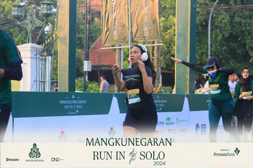 Race photo from Mangkunegaran Run 2024