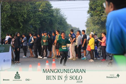 Race photo from Mangkunegaran Run 2024