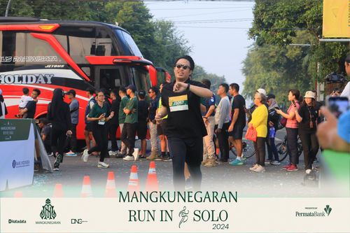 Race photo from Mangkunegaran Run 2024