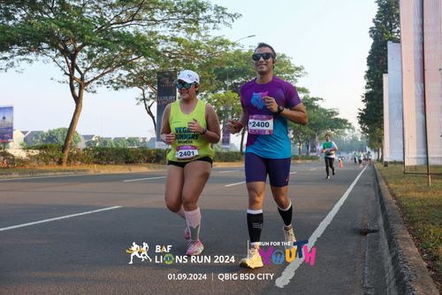 Race photo from BAF LIONS RUN 2024