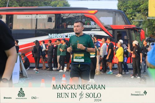 Race photo from Mangkunegaran Run 2024