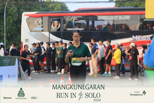 Race photo from Mangkunegaran Run 2024