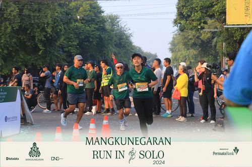 Race photo from Mangkunegaran Run 2024