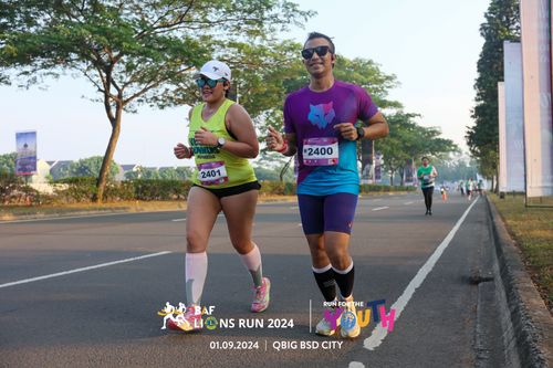 Race photo from BAF LIONS RUN 2024