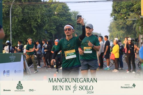 Race photo from Mangkunegaran Run 2024